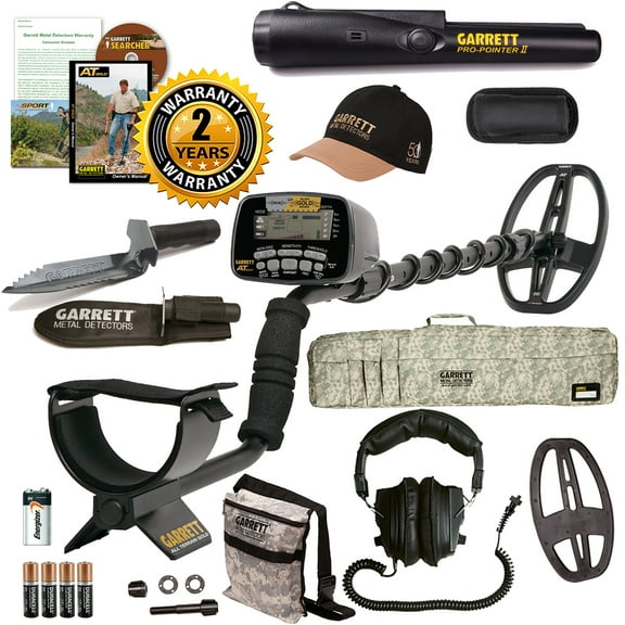 Garrett AT Gold Spring Pack w/ Pro-Pointer II, and more