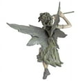thumbnail image 3 of Design Toscano Fairy of the West Wind Sitting Garden Statue, 19 Inch, Polyresin, Two Tone Stone, 3 of 5