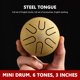thumbnail image 4 of Tambor Etéreo Tambor Etéreo Tmvgtek Ethereal Drum 3 Pulgadas 6 Tonos Mini Hand Pan Tongue Drum Con Baquetas (B), 4 of 4