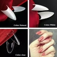 thumbnail image 3 of UDIYO 500Pcs Pointed False Nail Tips Fingernail Cover Home Salon DIY Manicure Decor, 3 of 7