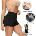 thumbnail image 6 of POP CLOSETS Butt Padded for Women Butt Lifter Panties Seamless Booty Boyshorts Hip Enhancer Fake Butt for Removable 4 Pads Underwear Shaper, 6 of 7