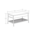 thumbnail image 2 of Pemberly Row Engineered Wood Lift-Top Coffee Table in Prime Oak, 2 of 17