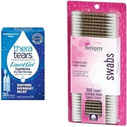 TheraTears Liquid Gel Nighttime Lubricating Eye Drops for Dry Eyes, Single-Use Vials, 30 Count