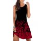 thumbnail image 1 of Vestido estampado de cuello redondo sin mangas con estilo de verano para mujer OAVQHLG3B Store  lin121212, 1 of 5