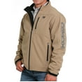 thumbnail image 3 of Cinch Men's Brown Full Zip Bonded Jacket MWJ1567008, 3 of 3