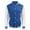 Blue, variant on Mens Fashion Varsity Jackets Leather Sleeve Slim Fit College Baseball Letterman Bomber Coat