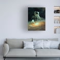 thumbnail image 2 of Canvas Wall Art - Francis Minoza 'Feeding The Abyss' Wall Art for Living Room, Bedroom, or Office D?cor by Trademark Fine Art - 24 x 32 Inches, 2 of 4