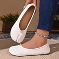 thumbnail image 4 of VOUZZA Women's Split Toe Ballet Flats Breathable Mesh Upper Slip On Shoes Flexible Flat Sole Casual Loafers for Walking and Casual Outfits, 4 of 8