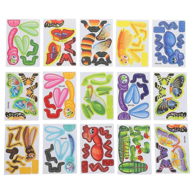 50pcs Educational Foam Puzzle Funny Puzzle Toy Matching Puzzle Toy Three-dimensional Puzzle