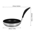 thumbnail image 2 of OULII Skillet Pan Multi Deep Fry Pan Nonstick Coating Home Kitchen 1Pcs, 2 of 8
