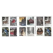 USPS Winter Scenes Double-Sided Forever, 20 Stamps