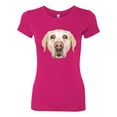 thumbnail image 2 of Wild Bobby, Golden Retriever Cute Gift, Dog Lover, Women Slim Fit Junior Tee, Raspberry, X-Large, 2 of 4
