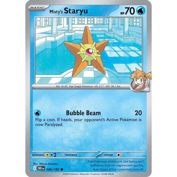 Pokemon Destined Rivals Common Misty's Staryu #46