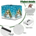 thumbnail image 5 of ZIATUBLES Snowman Penguin Christmas Tree Printed Juicer Processor Dust Cover Stain Resistant Christmas Kitchen Appliance Protective Case Washable Counter Decor Accessories, 17 "W x 11 "D x 15 "H, 5 of 7