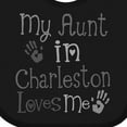 thumbnail image 4 of Inktastic My Aunt in Charleston Loves Me Boys or Girls Baby Bib, 4 of 4