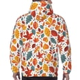 thumbnail image 3 of Bingfone Autumn Leaves Men's Drawstring Hoodie Long Sleeve Pocket Sweatshirts-XX-Large, 3 of 6