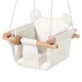thumbnail image 2 of Mlian Secure Silla de columpio colgante de lona y madera para bebé, para interior y exteri, 2 of 2
