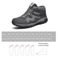 thumbnail image 4 of Zapatos de senderismo casuales de invierno Felpa Mujer Hombre Botines Zapatos (Gris oscuro 43) Ehuebsd Tenis De Mujer Tenis De Hombre, 4 of 8
