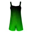 thumbnail image 5 of AWXNJUX Womens Wide Leg Jumpsuit Women's Cargo Shorts Fashion Sleeveless Gradient Jumpsuit (Green,XXL), 5 of 5