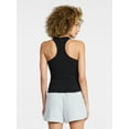 thumbnail image 4 of Avia Women's Cotton Ruched Rib Tank Top, Sizes XS-XXXL, 4 of 6
