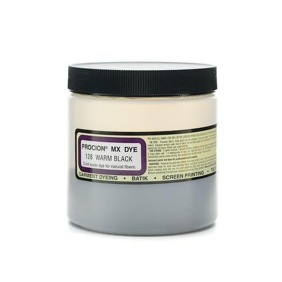 Procion MX Fiber Reactive Dye warm black, 128, 8 oz. (pack of 3)