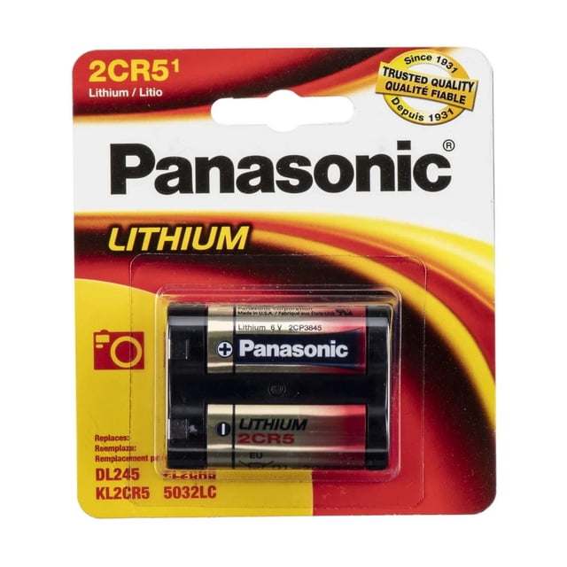 Pila Panasonic 2CR5 6V 2CR5 Photo negro