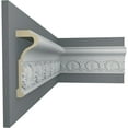 thumbnail image 5 of Ekena Millwork 4"H x 1 3/8"P x 94 1/2"L, (3" Repeat), Emily Chair Rail, 5 of 6