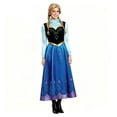 thumbnail image 4 of Halloween Adult Princess Anna Dress Costume with Cape Birthday Cosplay Dress Up, 4 of 6