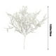 thumbnail image 3 of Ramas de Árbol de Navidad Artificiales Blancas con Decoraciones de Copos de Nieve y Estrellas - Paquete de 10 Ramos de Flores Preservadas de Plástico Pvc para Decoración de Mesa Del Hogar, 28 X 28 Cm, 3 of 5