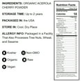thumbnail image 4 of Organic Freeze-Dried Acerola Cherry Powder, 0.5 Pounds — Non-GMO, Raw, Vegan, Kosher — by Food to Live, 4 of 7