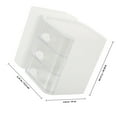 thumbnail image 2 of SEWACC Desk Organization Box File Container White for Women Home Use 1Pack, 2 of 8
