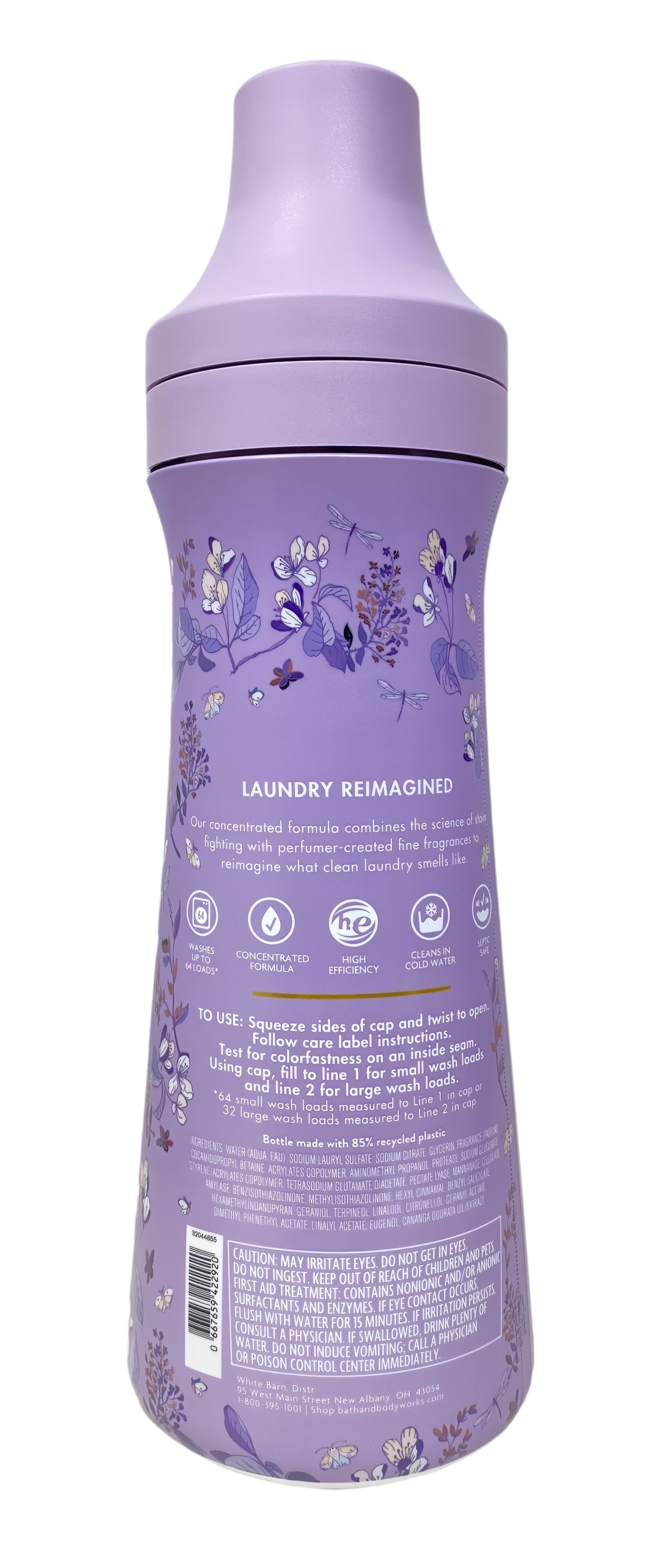 Bath & Body Works Fresh Cut Lilacs 2 Laundry Detergents with a Lavender Dream Bar Soap
