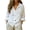 White, variant on Duoif Womens Tops Womens Cotton Linen Shirt V Neck Button down Roll up Long Sleeve Lapel Blouse Tops 2026 Dark Gray XXL