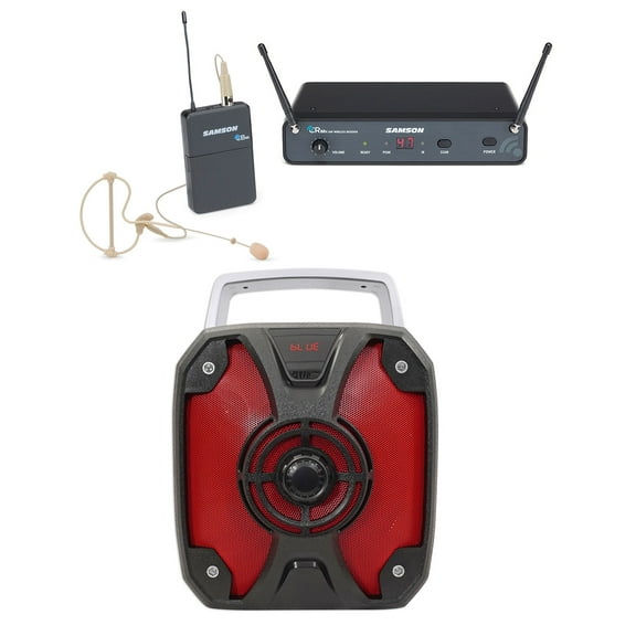 SAMSON Concert 88x 100-Channel Wireless UHF Earset Microphone K-Band Speaker