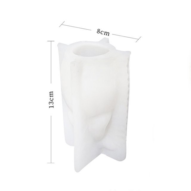 Molde de Cocina silicona para velas 3D molde artesanal de resina de conejito de cáscara de huevo de Pascua (no mirar) Sywqhk Libre de BPA