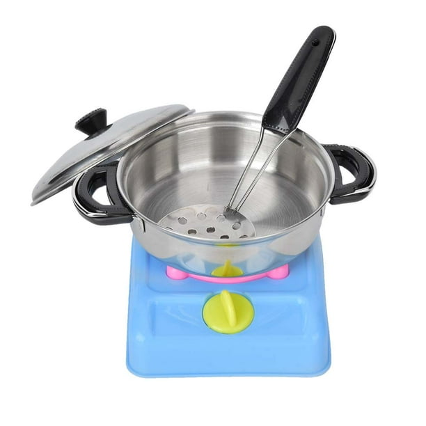 Utensilios de cocina de juguete, utensilios de cocina de juguete Mini utensilios de cocina para niños Juguete de simulación Utensilios de cocina de juguete Rendimiento de primera categoría