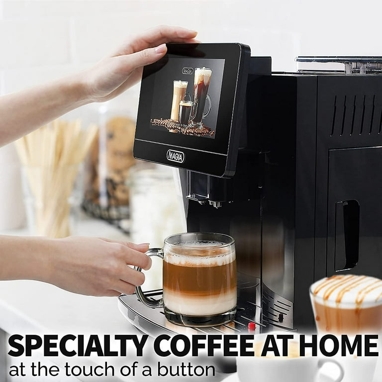 Zulay Magia Super Automatic Coffee Espresso Machine - Frother Handheld Foam  Maker for Lattes - Espresso Coffee Maker With Easy To Use 7” Touch Screen
