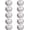 Satin Nickel, variant on (8 Pack Classic Closet Door Knobs Dummy Door Knob, Individual Non-Turning Dummy Door Knob Single Side, Black Interior Door Knobs, Easy Installation