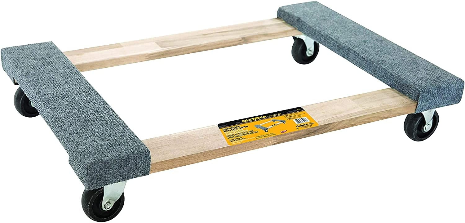 Olympia Tools Furniture Dolly, 1000 lb Maximum Weight, 2 Pack