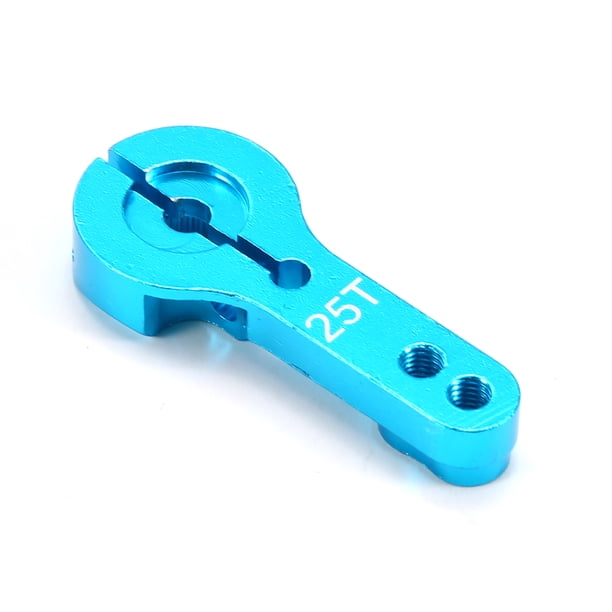 para Wltoys 104001 RC Car 25T Servo Arm Aleación de aluminio 1/10 RC Car Accesorio Abanopi Azul