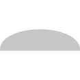 thumbnail image 5 of Ekena Millwork 54"W x 14-1/2"H x 2"P Elliptical Smooth Architectural Grade PVC Pediment, 5 of 7