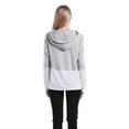 thumbnail image 5 of Xmarks Long Sleeve Pullover Hoodies Sweatshirt for Women Color Block Hoody Shirt, 5 of 5