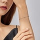 thumbnail image 3 of Brazalete ajustable de plata Qarigey con estrella y corazón para mujer, 3 of 6