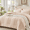 Beige, variant on BDEUS Twin Comforter Set 4 Pieces,Comforter Set,Bed in a Bag, Bedding Set with Comforter,Fitted Sheet,Flat Sheet,Pillowcase, All Season
