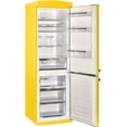 thumbnail image 3 of Unique Appliances Classic Retro 12 Cu.ft. 2-Door Glass Door Bottom-Freezer Refrigerator, 3 of 4
