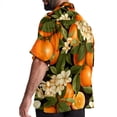 thumbnail image 3 of Tangerine Men's Short Sleeve Beach Button Down Casual Printed Summer Shirts - Unisex, 3 of 6