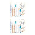 thumbnail image 1 of Matsuzay Embroidery Pen Punch Needle Kits Making Crafts  Tools Type1, 1 of 1