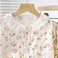 thumbnail image 4 of Girls Pajamas Kids Soft Cute Cotton Long Sleeve Stretchy Snug Fit Pjs Set for Girls 6-12 Months 12-24 Months 2t 3t 4t 5t 6t 7t 8t 9t Children(Light Pink,18-24 Months), 4 of 5