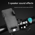 thumbnail image 3 of Banco de energía para bicicleta, soporte para teléfono con altavoz para faros delanteros (negro 4000 mAh) Likrtyny Para estrenar, 3 of 8