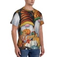 thumbnail image 2 of Bixox Men's Welcom Fall Printed Short Sleeve Skinny Athletic T-Shirt, 2 of 6